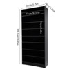 YIYIBYUS 8 Tiers Free Standing Shoes Shelf Organizer Shoe Storage Cabinet, Black - 4 of 4