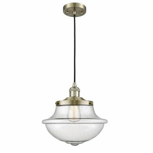 Oxford - 1 Light Cord Hung Mini Pendant In Traditional Style-11.5 Inches Tall and 11.75 Inches Wide - 1 of 1
