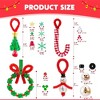 Joyfy Christmas Decorations Indoor, DIY Beaded Ornament Craft, Make 40+ Hanging Ornaments (Snowman, Tree, Candy Canes, Wreaths), Xmas Party Gift - 4 of 4