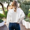 Anna-Kaci Women's Denim Jacket Cropped Raw Hem Casual Button Down Jean Jacket with Pockets - 4 of 4
