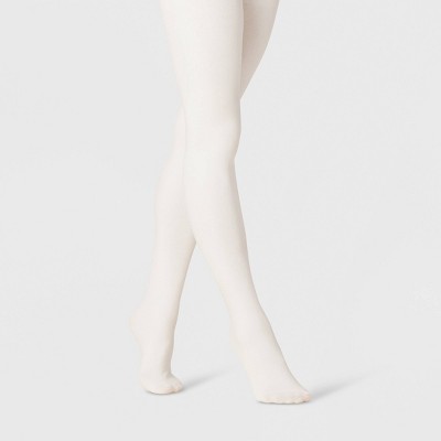 Women's Flat Knit Fleece Lined Tights - A New Day™