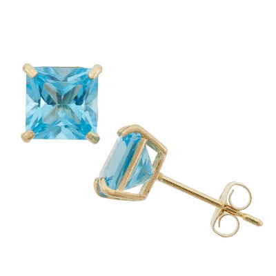 swiss blue topaz-yellow gold