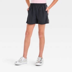 Girls' Nylon Track Shorts - art class™ - 1 of 3