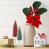 4pc Christmas Pick Set 2 Magnolia Leaf 2 Red Poinsettia - Wondershop™ - 2 of 4