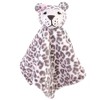 Hudson Baby Infant Girl Plush Blanket with Security Blanket, Leopard, One Size - 3 of 4