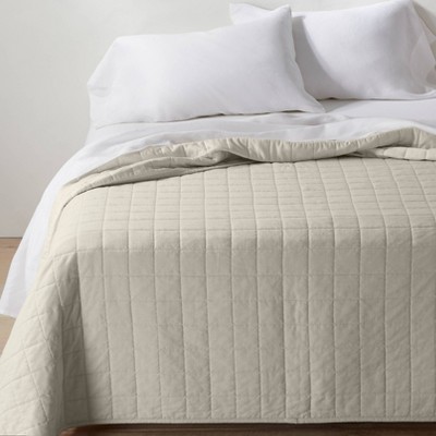 Photo 1 of Heavyweight Linen Blend Quilt - Casaluna™