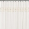 Sweet Jojo Designs Shower Curtain 72in.x72in. Boho Fringe Ivory - 4 of 4
