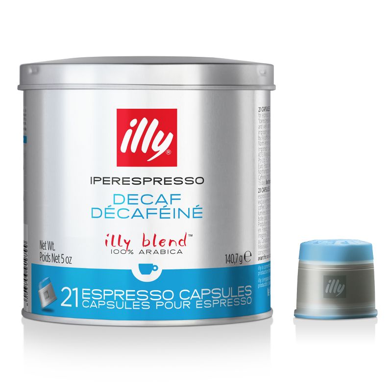 illy IperEspresso 100% Arabica Medium Roast Coffee - Decaf - Espresso Capsules - 21ct, 1 of 12