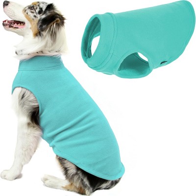 Gooby Stretch Fleece Vest, Pullover Fleece Vest Jacket Sweater for Dogs, Mint, 4X