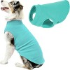 Gooby Fleece Vest Dog Sweater Turquoise, X - 2 of 2