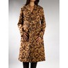 Jess by Meiko Women's Animal Print Trench Coat - 2 of 4