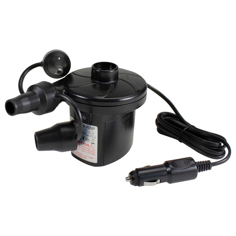 Pool Central Battery Operated or DC Electric Powered Inflate and Deflate Air Pump 4.5" - Black, 2 of 7
