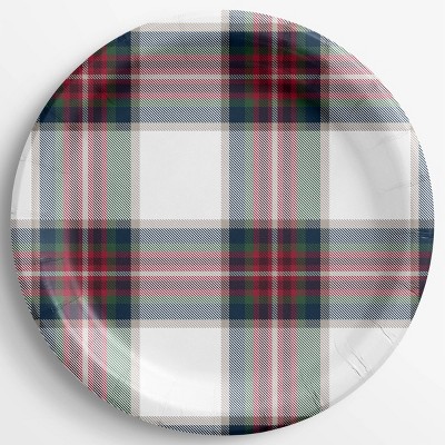 12ct Tartan Plaid Meal Plate - Wondershop™
