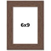 PosterPalooza | 6x9 Wide Barnwood Picture Frame, UV Acrylic, 6 Finishes - Grey, Brown, White, and Black - 2 of 4