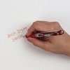 Pentel EnerGel RTX Retractable Liquid Gel Pen .7mm Black/Gray Barrel Red Ink BL77B - 4 of 4