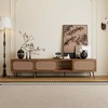 MAYEERTY TV Console with Ample Storage with Living Room, Bedroom, Entertainment Center with Open Shelf - 3 of 4