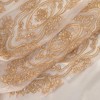 RT Designers Collection Dayton Emb Attached Valance Backing Blackout Window Curtains 50" x 84" Beige/Gold - 4 of 4