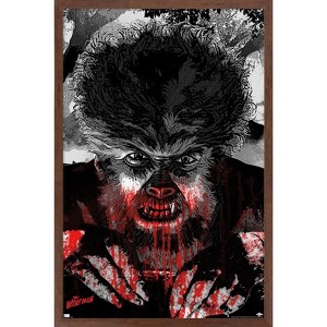 Trends International The Wolf Man - Autumn Moon Framed Wall Poster Prints - 1 of 4