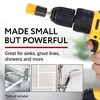 Impresa [10 Pack] 3/4 W Drill Brush Attachment & 6 Extender, 5 Tapered & 5 Flat, Drill Attachments for Cleaning, 5/8"L - 3 of 4