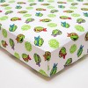 NoJo Teenage Mutant Ninja Turtles 4 Piece Toddler Bed Set - Includes a Comforter, Fitted Bottom Sheet, Flat Top Sheet, Reversible Pillowcase - 3 of 4