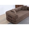 PAGED Convertible Sleeper Sofa Corduroy Folding Couch with Non-Slip Pad, 3-Seat Sofa Bed for Apartment - 2 of 4