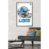 Trends International NFL Detroit Lions - Drip Helmet 20 Framed Wall Poster Prints - 2 of 4