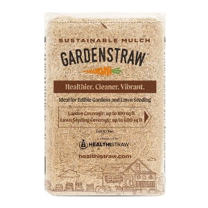 HealthiStraw GardenStraw All-Natural, Clean, Sustainable Garden Straw Mulch for Gardens and Grass Seeding - 1 of 4