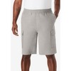 KingSize Full Elastic Waist Gauze Cargo Shorts - 4 of 4