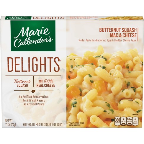 Marie Callender's Delights Frozen Mac & Cheese Butternut Squash Pasta - 11oz : Target