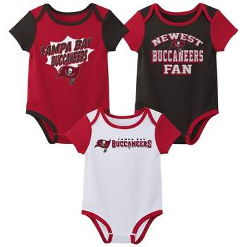 NFL Tampa Bay Buccaneers Infant Boys' 3pk Bodysuit