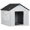 LAOTIES Plastic Dog House with Door,All Weather Outdoor and Indoor Pet Shelter for Small and Medium Dogs - 4 of 4