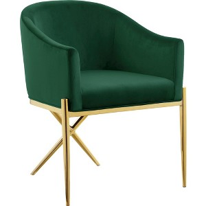 Meridian Furniture,Xavier Velvet Dining Chair - 1 of 4