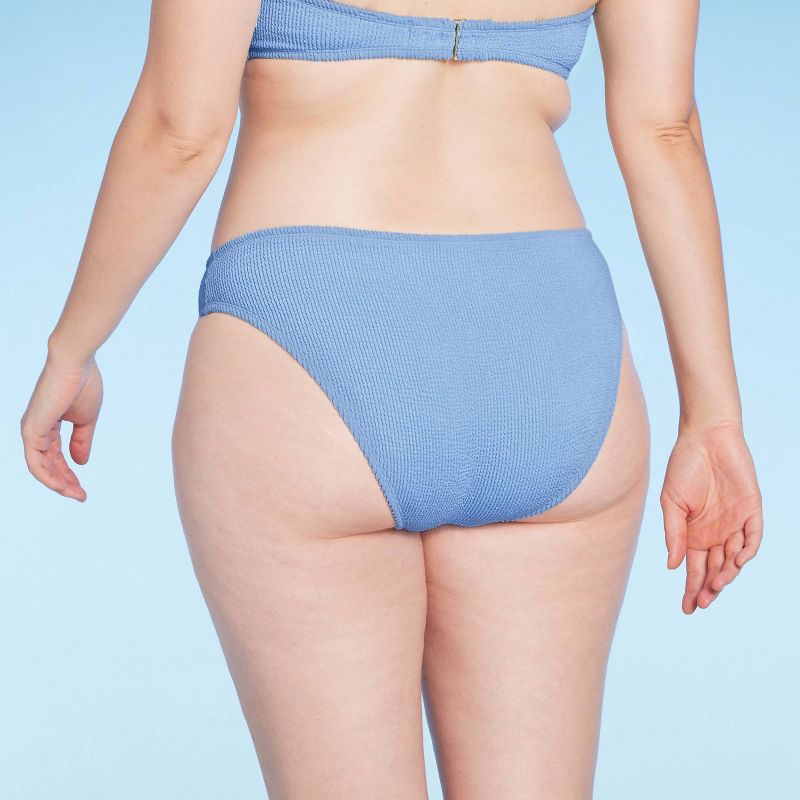 Women's Pucker Textured Hipster Bikini Bottom - Shade & Shore™, 6 of 9