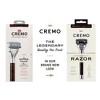 Cremo 5-Blade Brown Tortoise Men's Razor Handle Plus 2 Blade Cartridge Refills - Trial Size - 4 of 4