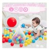 Vynxaria CPC-Certified Plastic Ball Pit Balls 2.2" Non-Toxic, 6 Vibrant Colors, 500/1000 Count for Safe, Educational Play - 4 of 4