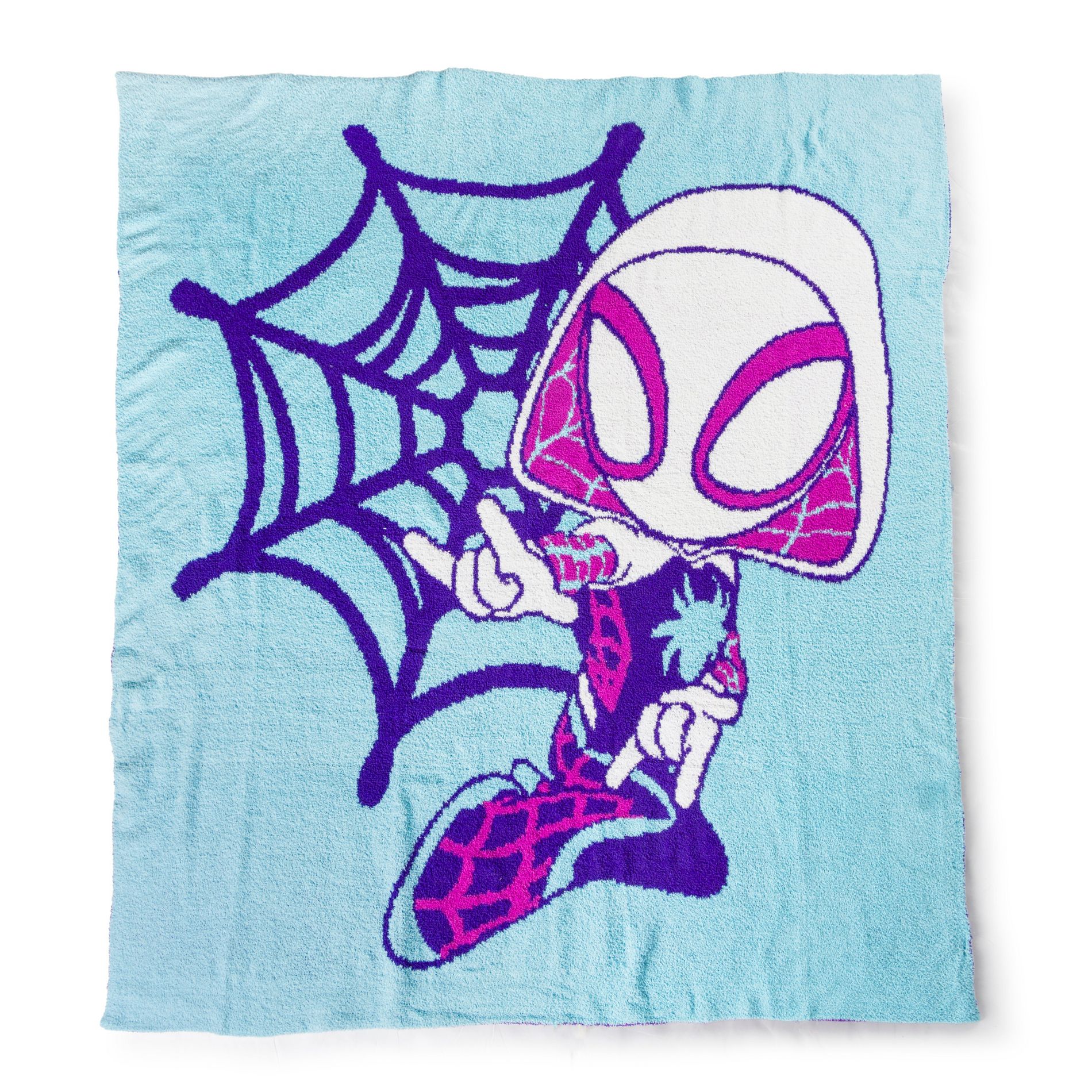 Spidey & His Amazing Friends Ghost Spider 50x60 Feather Knit Throw
