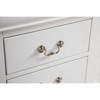 Sapphtopaz Modern Tall Dresser with 5 Drawers & Bracket Legs Wood Closet Storage with Hanging Drawer Pulls Dovetail Drawer for Bedroom,Entryway - 4 of 4