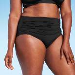 Women's Shirred High Waist Bikini Bottom - Kona Sol™