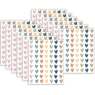 Teacher Created Resources® Everyone is Welcome Hearts Mini Stickers, 378 Per Pack, 12 Packs