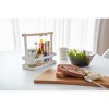 Yamazaki Home - Tabletop Storage Caddy - Steel + Wood - 3 of 4