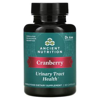 Dr. Axe / Ancient Nutrition Cranberry, Urinary Tract Health, 60 Capsules