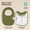 KeaBabies 8pk Organic Quin Baby Bibs for Drooling and Teething Toddler Boys, Cotton Drool Bibs for Newborn Baby Girls - 3 of 4