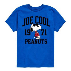 Boys' - Peanuts - Joe Cool Snoopy Short Sleeve Graphic T-Shirt - 1 of 4