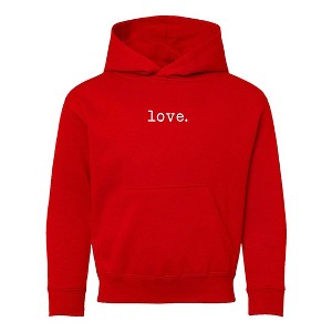 The Juniper Shop Embroidered Love Typewriter Youth Graphic Hoodie - 1 of 3
