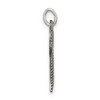 Black Bow Jewelry Sterling Silver Antiqued Chai Pendant - 2 of 4