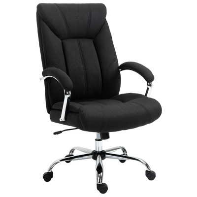 Vinsetto High Back Home Office Chair, Computer Desk Chair with Lumbar Back Support and Adjustable Height