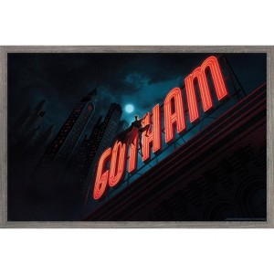 Trends International DC Batman: Caped Crusader - Sign Key Art Framed Wall Poster Prints - 1 of 4