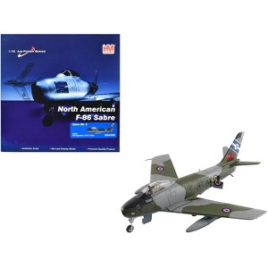 Canadair Sabre Mk.6 Fighter Aircraft "23622, 430 Squadron" (1950s) Royal Canadian Air Force 1/72 Diecast Model by Hobby Master - 1 of 4