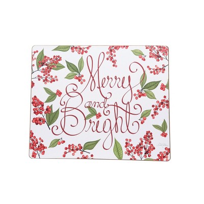 C&F Home Merry&Bright Berries HB Placemat, Set of 6