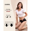 CARER 2-Pack Lace Period Underwear for Women Leakproof Menstrual Panties, Mild Absorbency, Washable, Comfortable Fit, Reusable Period Briefs - 2 of 4